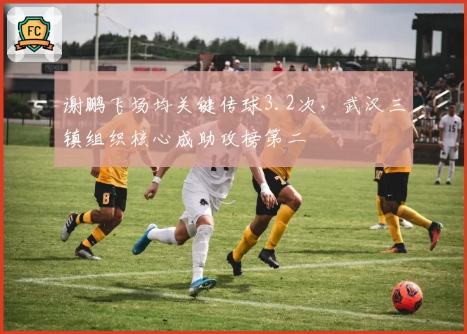 谢鹏飞场均关键传球3.2次，武汉三镇组织核心成助攻榜第二